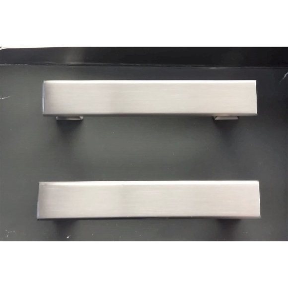 Drawer pulls cabinet hardware 3" square 2 pk silver satin nickel DIY furniture - Picture 5 of 5